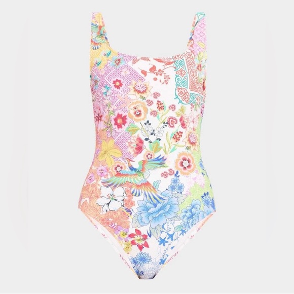 NWT JOHNNY WAS Reverse Pique Tank One Piece Paula M - Picture 7 of 11